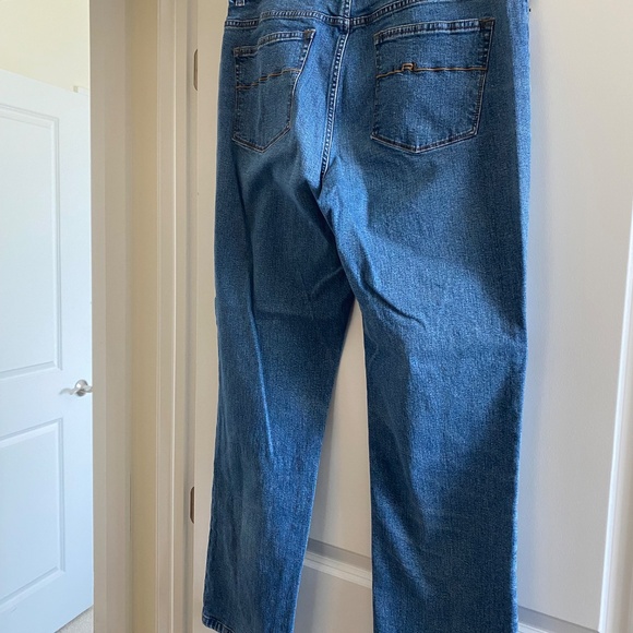 Ralph Lauren Blue Denim Jeans Size 14 Classic Straight  Worn 3 Times - Picture 2 of 8